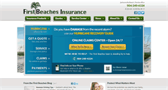 Desktop Screenshot of firstbeachesinsurance.com
