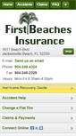 Mobile Screenshot of firstbeachesinsurance.com